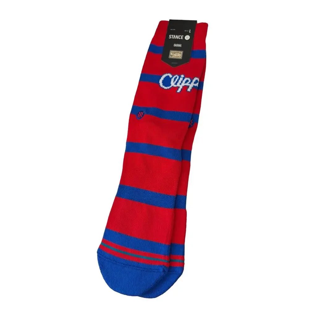 New Stance x NBA Los Angeles Clippers Classics Crew Socks Size Large 9-13